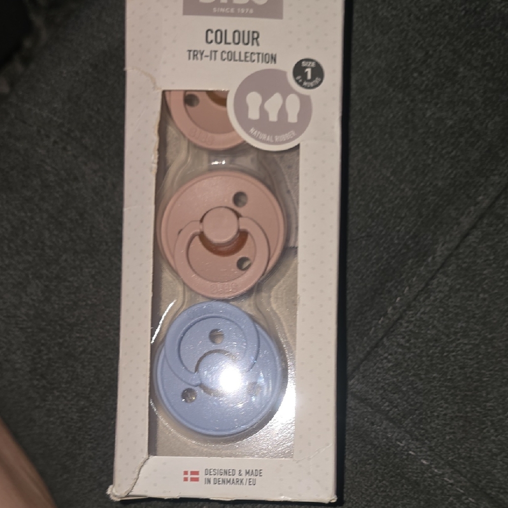BIBS Colour Try-It Collection Pacifiers
